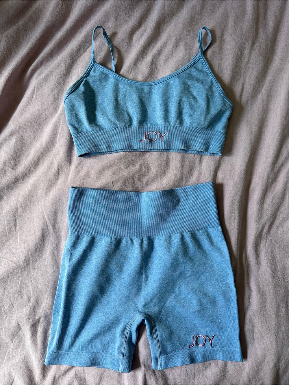 Blue Workout Set - Picture 1 of 2